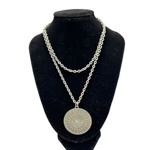 Vintage Jørgen Jensen Danish Pewter Necklace | Unisex Scandinavian Pendant